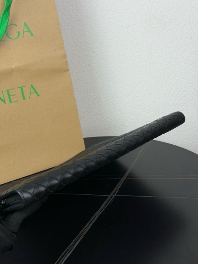 Bottega Veneta 葆蝶家 bv黑色牛皮編織手拿包-4