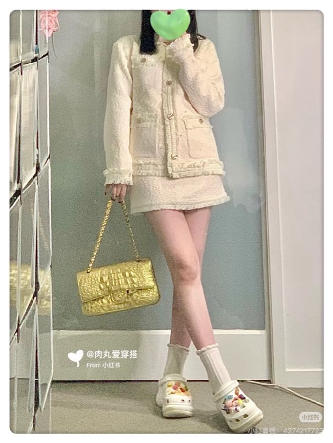 《仙闆名牌精品》Chanel 香奈兒 Metiers d'art 手工坊系列 埃及金 鱷魚紋 CF 25 口蓋包 斜背包 肩背包 手提包-8