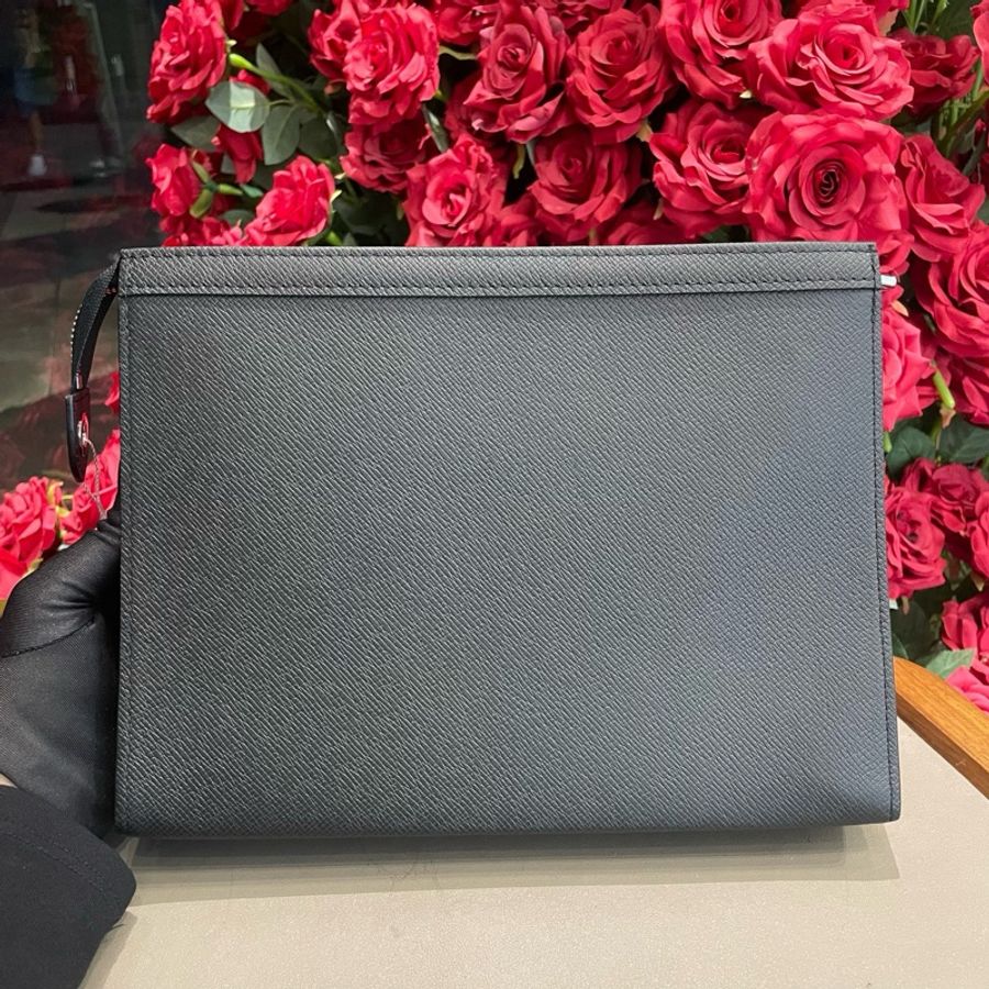 99新 Louis Vuitton 路易威登 全皮手包  芯片款 尺寸:27×21×3。-1