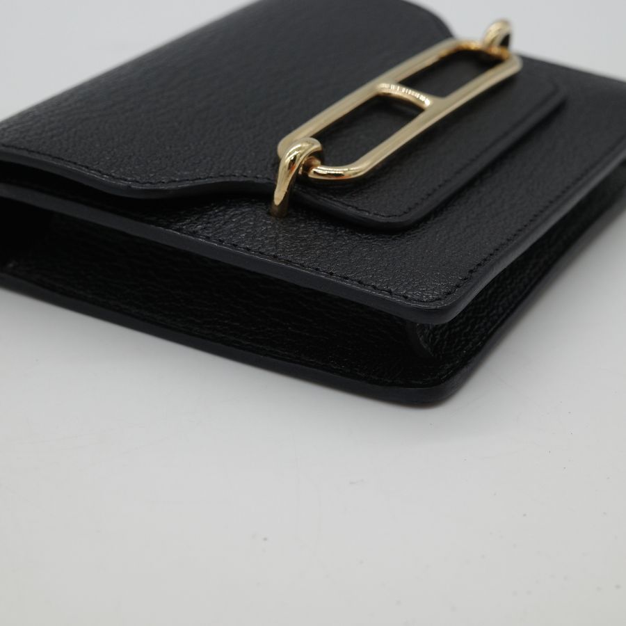 Hermes 愛馬仕 roulis slim wallet 山羊皮 錢包-6