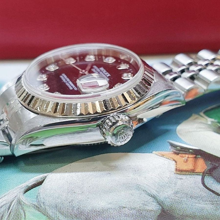 【大眾名錶】ROLEX勞力士 79174 Datejust 蠔式女錶 新包台 黑色十鑽面盤 錶徑26 大眾名錶B1374-6