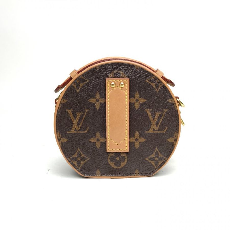 LOUIS VUITTON PETITE硬圓餅Mini13老花PVC晶片肩背包-2