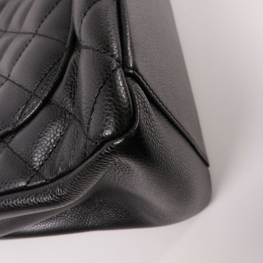 CHANEL 牛皮皮革GST Grand Shopping Tote Bag鏈帶肩背袋-12