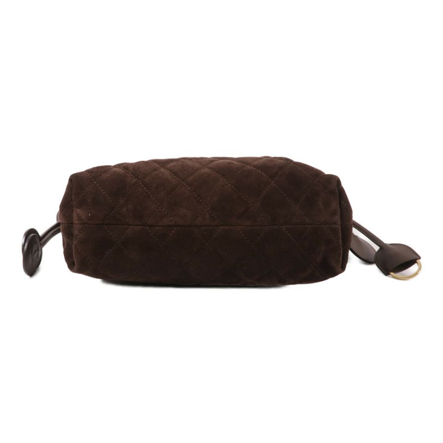 CHANEL 絨布Clutch With Chain肩背袋-3