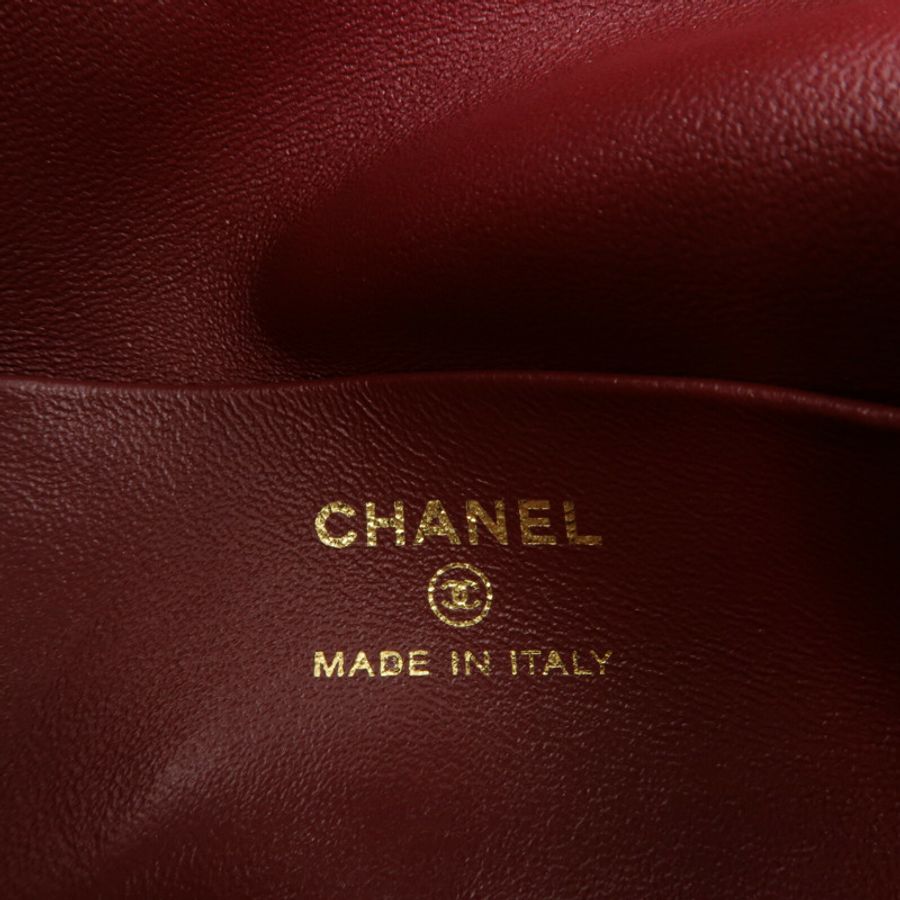 CHANEL 絨布Clutch With Chain肩背袋-6