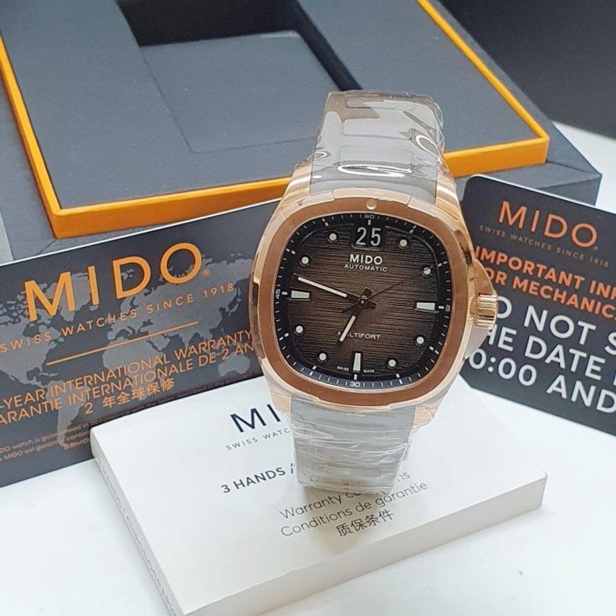 【大眾名錶】MIDO美度 M0495263729100 Multifort系列2025/03未使用品 大眾名錶B1384-3