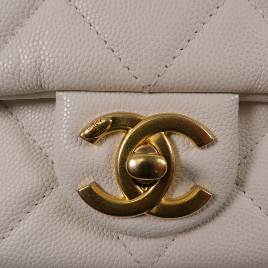 CHANEL 牛皮皮革Chain Shoulder鏈帶肩背袋-5