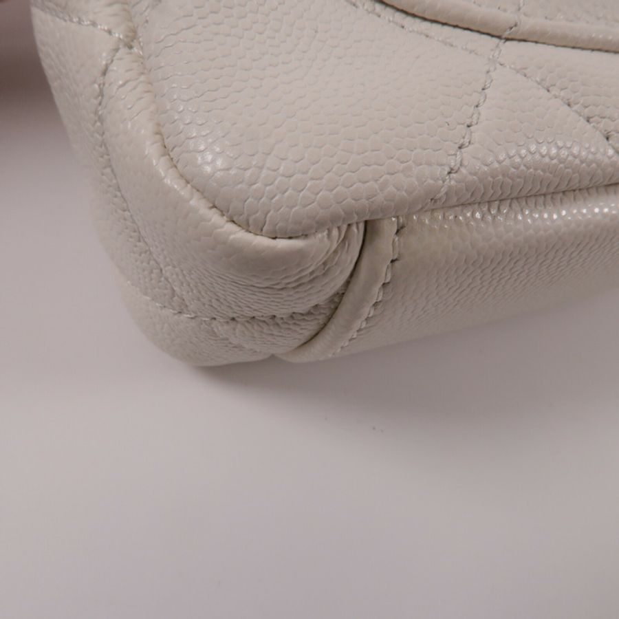 CHANEL 牛皮皮革Chain Shoulder鏈帶肩背袋-13