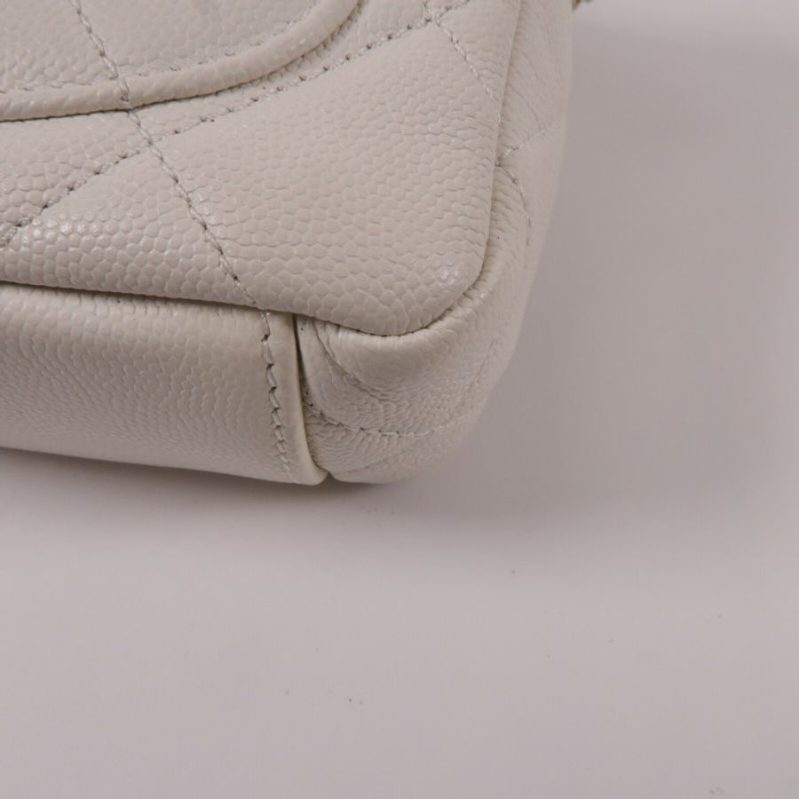 CHANEL 牛皮皮革Chain Shoulder鏈帶肩背袋-14