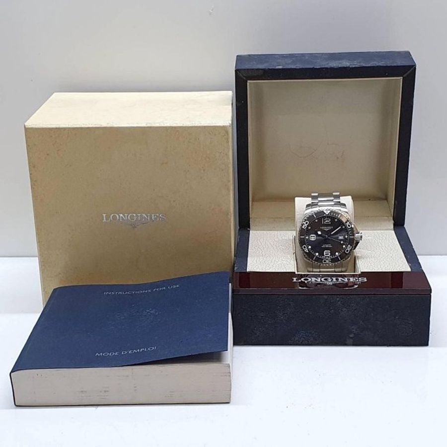 【大眾名錶】LONGINES 浪琴 L37814766 深海征服者 陶瓷錶圈 灰色面盤 錶徑41mm 大眾名錶B1385-9