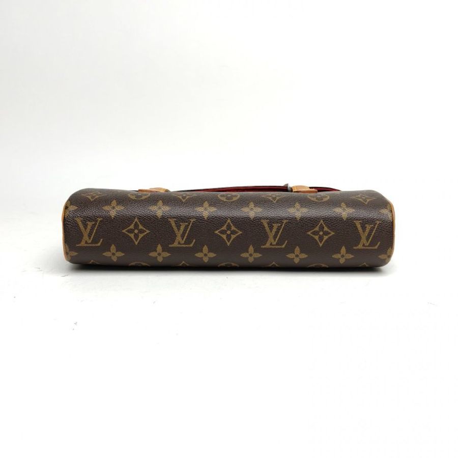 LOUIS VUITTON 中古仙女包老花PVC2003肩背包-4