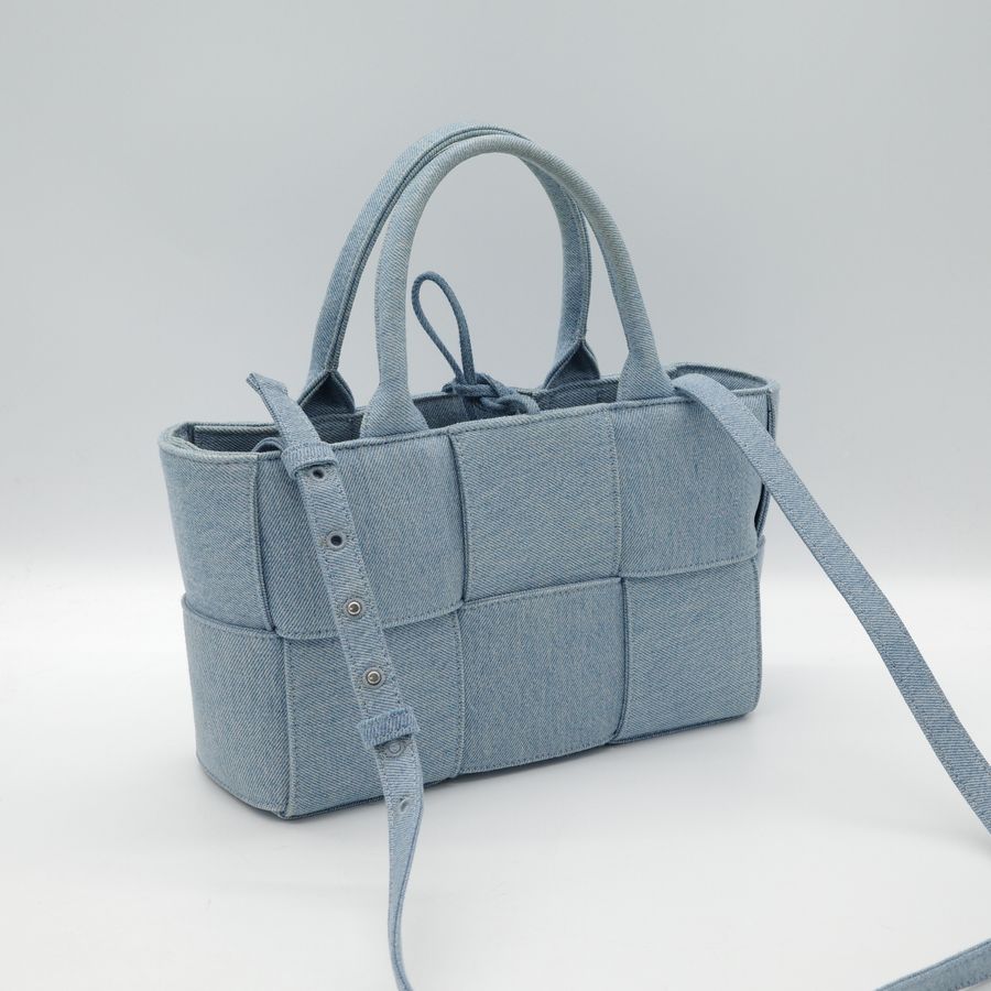 Bottega Veneta 丹寧編織托特 Arco Tote-2