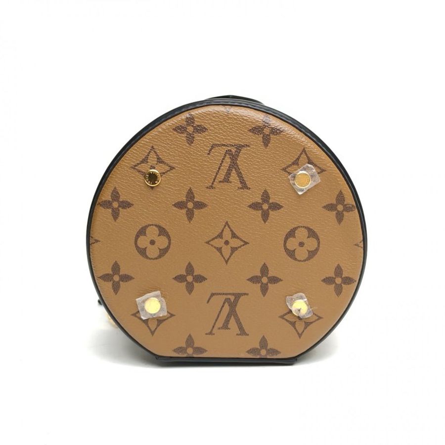LOUIS VUITTON CANNES圓桶包拼色PVC晶片老花肩背包-4
