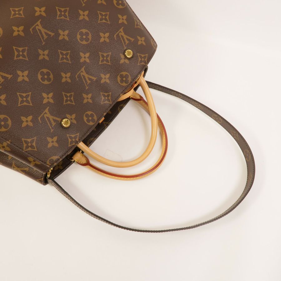LOUIS VUITTON Monogram Montaigne MM金扣手挽肩背兩用袋-5