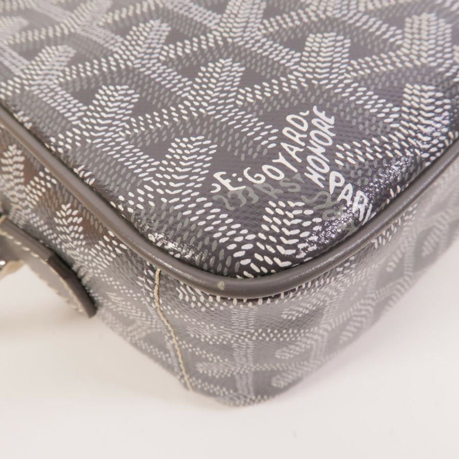 GOYARD 塗層帆布Sac Cap Vert肩背袋-13