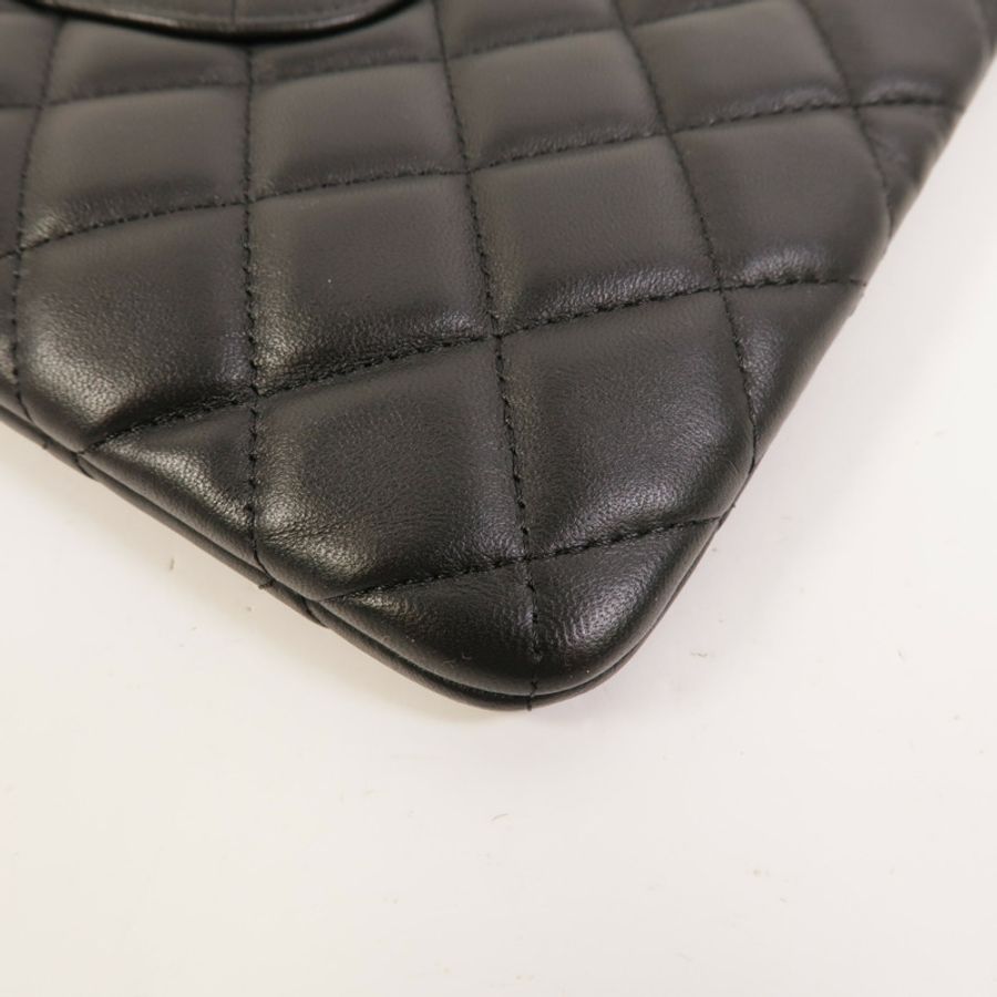 CHANEL 羊皮皮革Classic Zipped Pouch手拿包-15