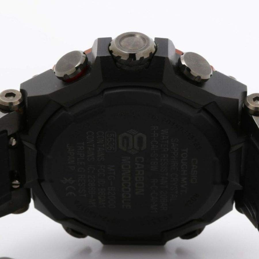 卡西歐 G-SHOCK MT-G MTG-B2000 系列 MTG-B2000BD-1A4JF 黑色樹脂/不鏽鋼男士手錶-3