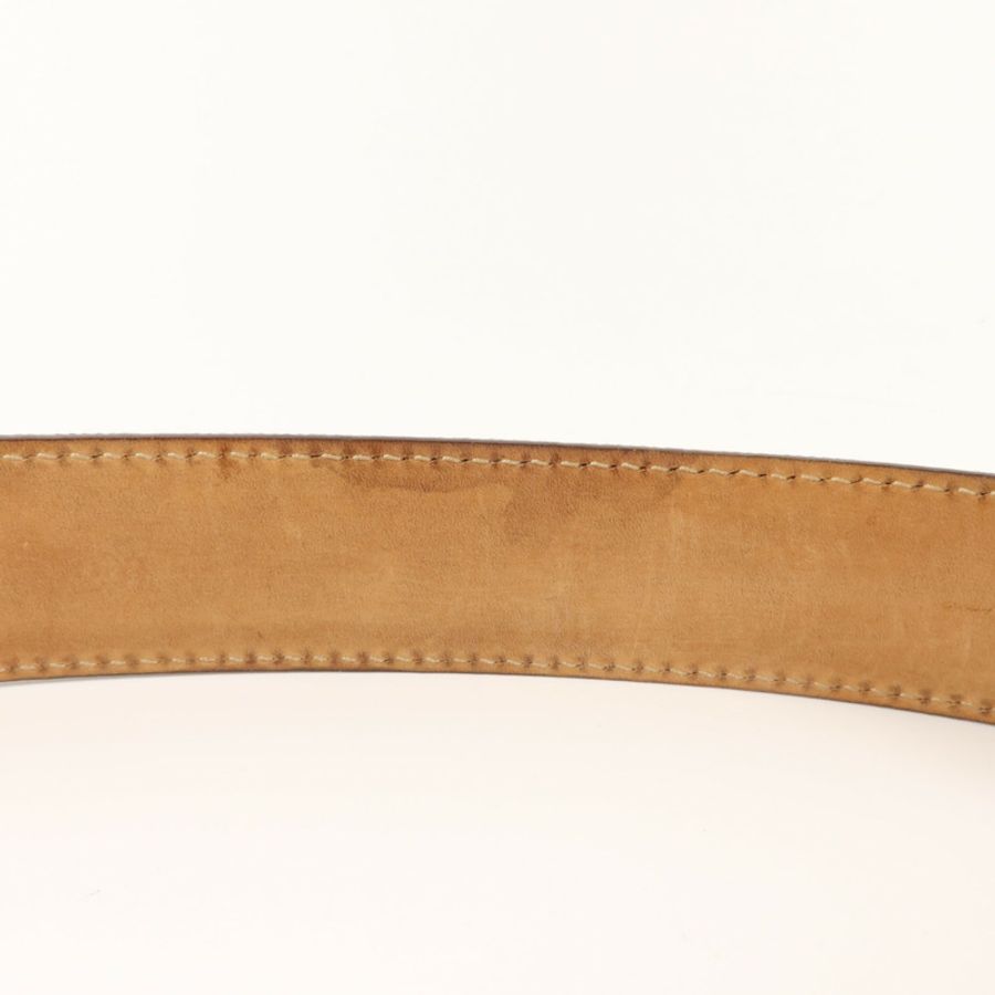 GUCCI 塗層帆布Belt 80cm皮帶-8