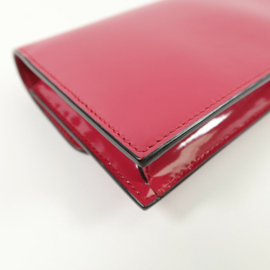 GUCCI 漆皮皮革Wallet On Chain肩背袋-13