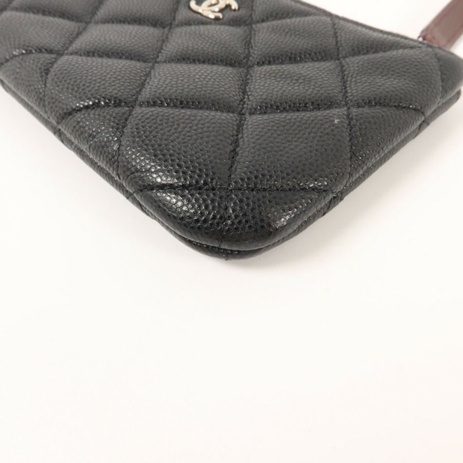 CHANEL 牛皮皮革Classic Small Zipped Pouch小袋-11