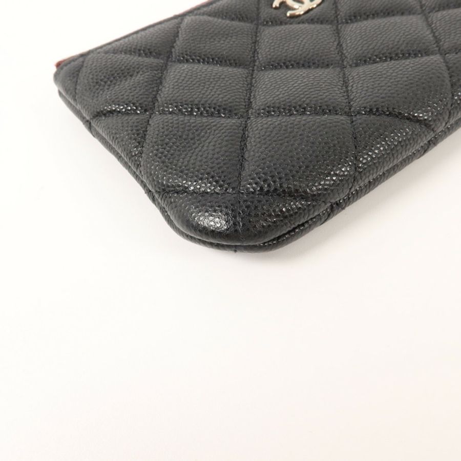 CHANEL 牛皮皮革Classic Small Zipped Pouch小袋-12