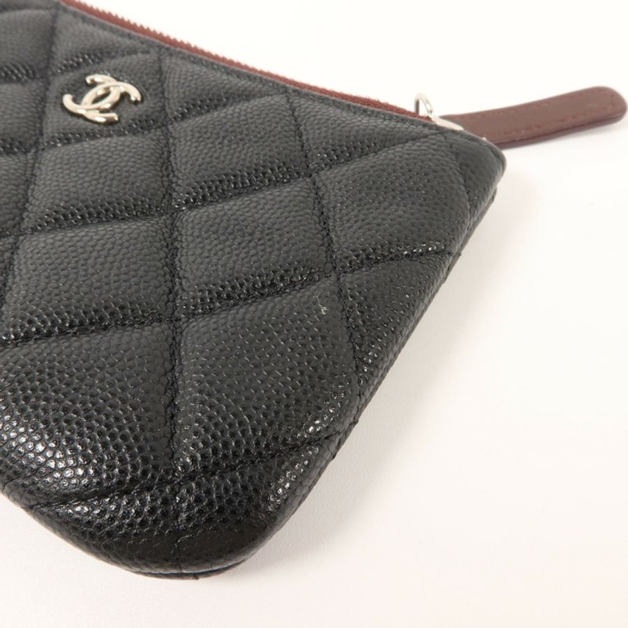 CHANEL 牛皮皮革Classic Small Zipped Pouch小袋-15