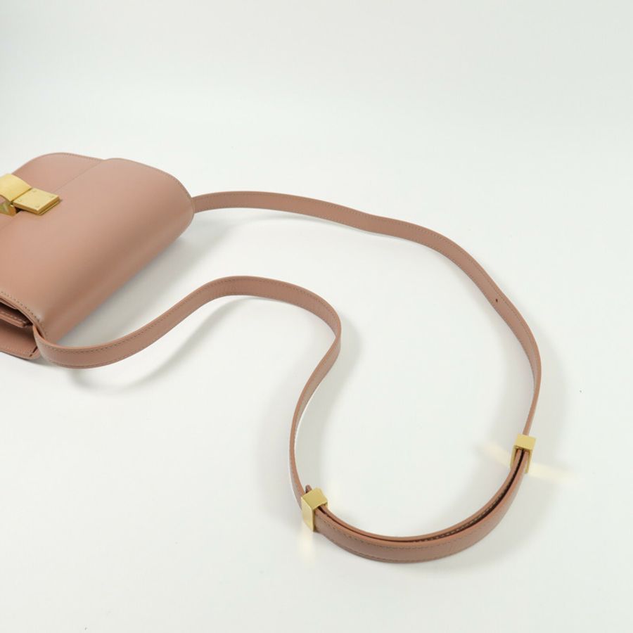 CELINE 牛皮皮革Mini Classic Box肩背袋-9