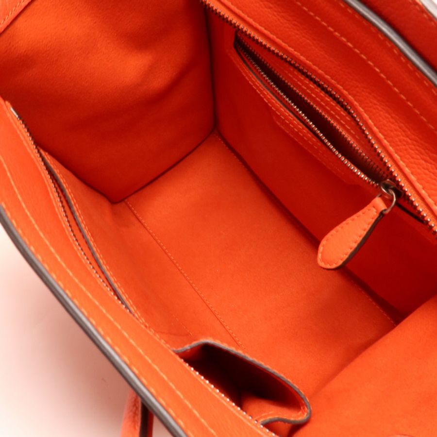 CELINE 牛皮皮革Micro Luggage手挽袋-4