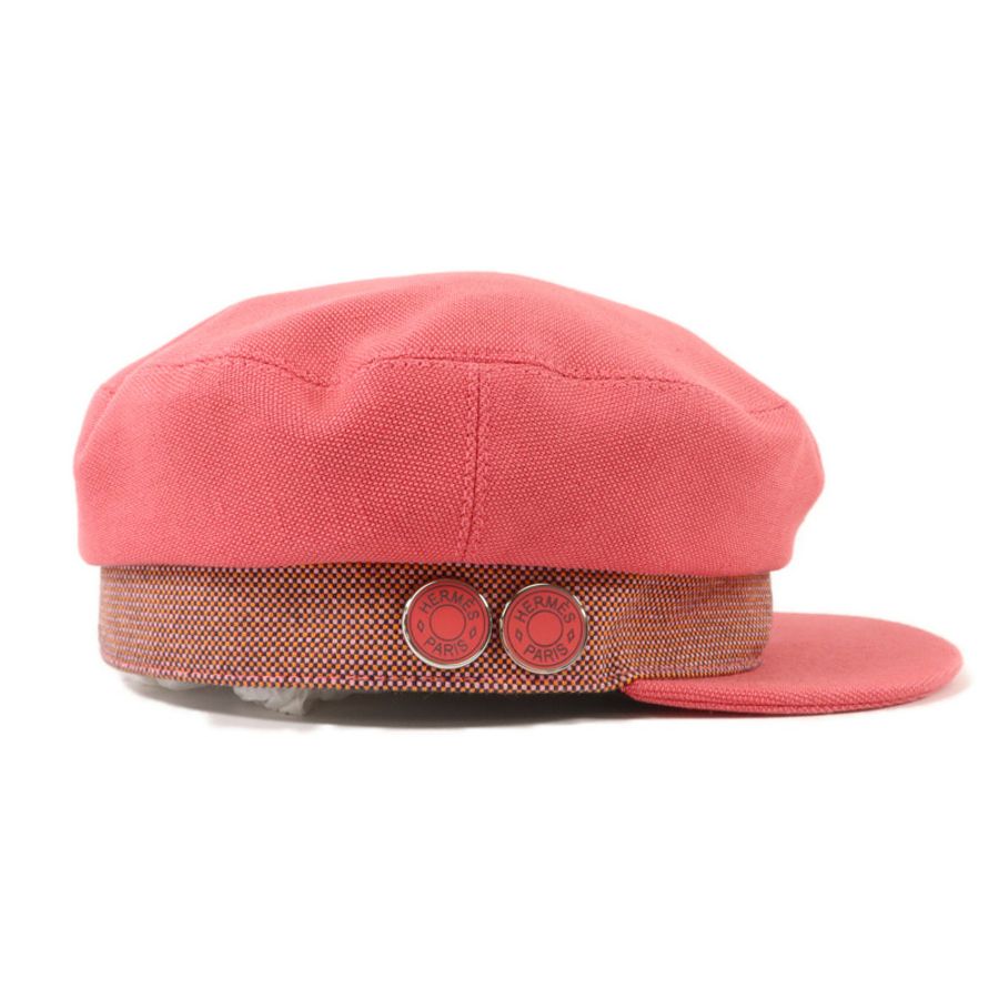HERMES Chanvre/棉質Cavale Pop Cap帽子-2