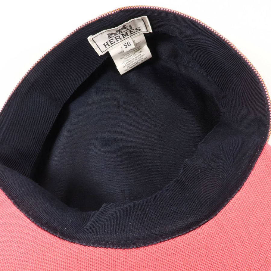 HERMES Chanvre/棉質Cavale Pop Cap帽子-5