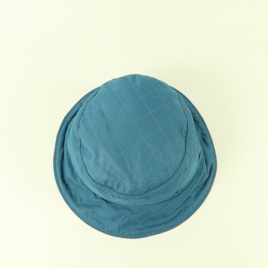 HERMES 聚酯纖維/棉質/黏膠纖維Fred Quilted Bucket Hat帽子-4