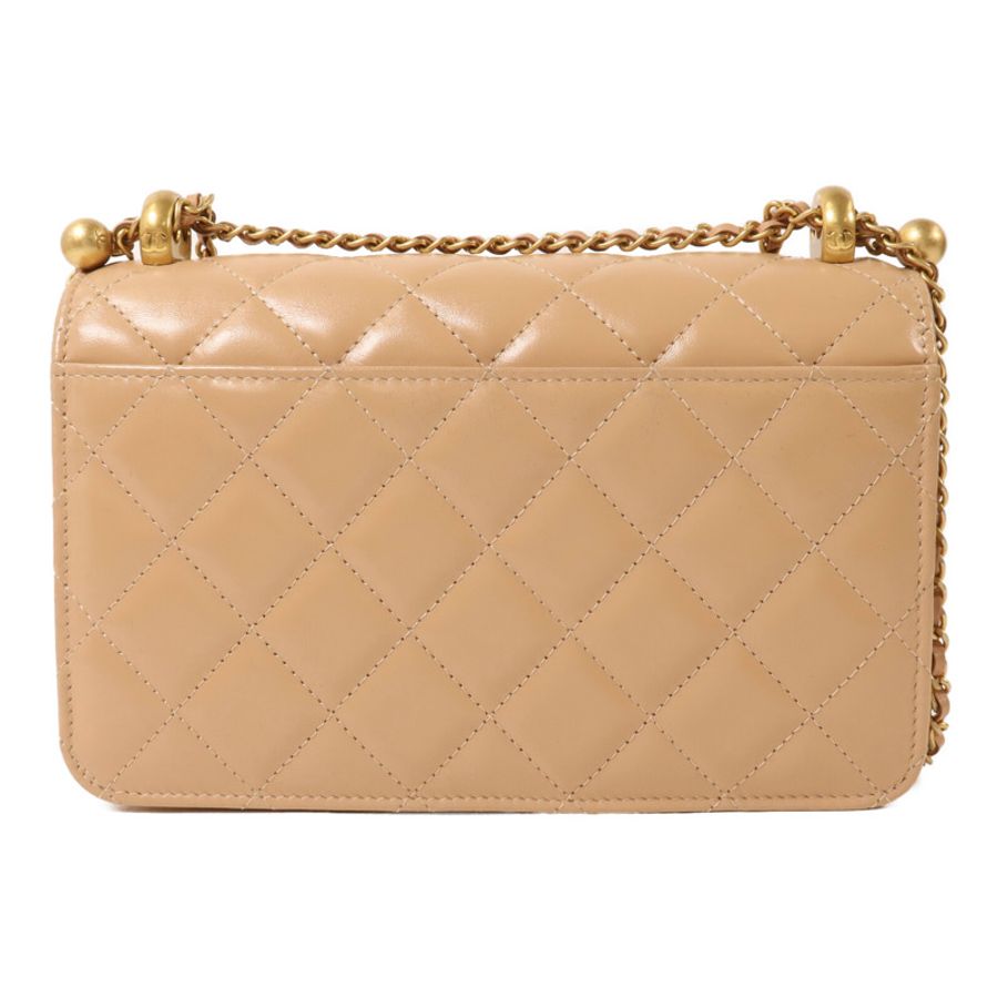 CHANEL 牛皮皮革WOC Wallet On Chain鏈帶肩背袋-1