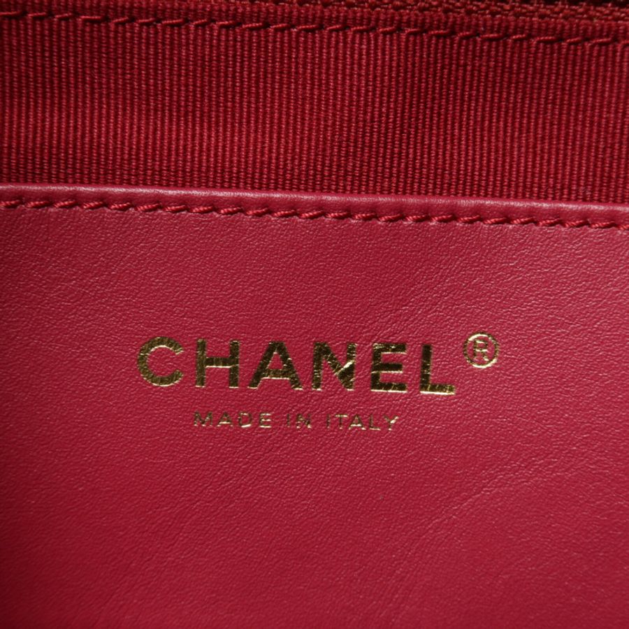 CHANEL 牛皮皮革Backpack鏈帶背包-6