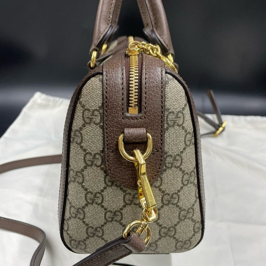 古馳/Gucci老花ophidia波士頓手提斜挎包 32*16-2