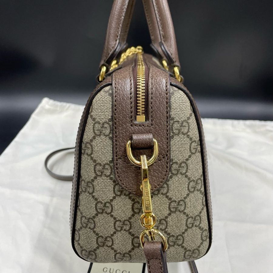 古馳/Gucci老花ophidia波士頓手提斜挎包 32*16-3