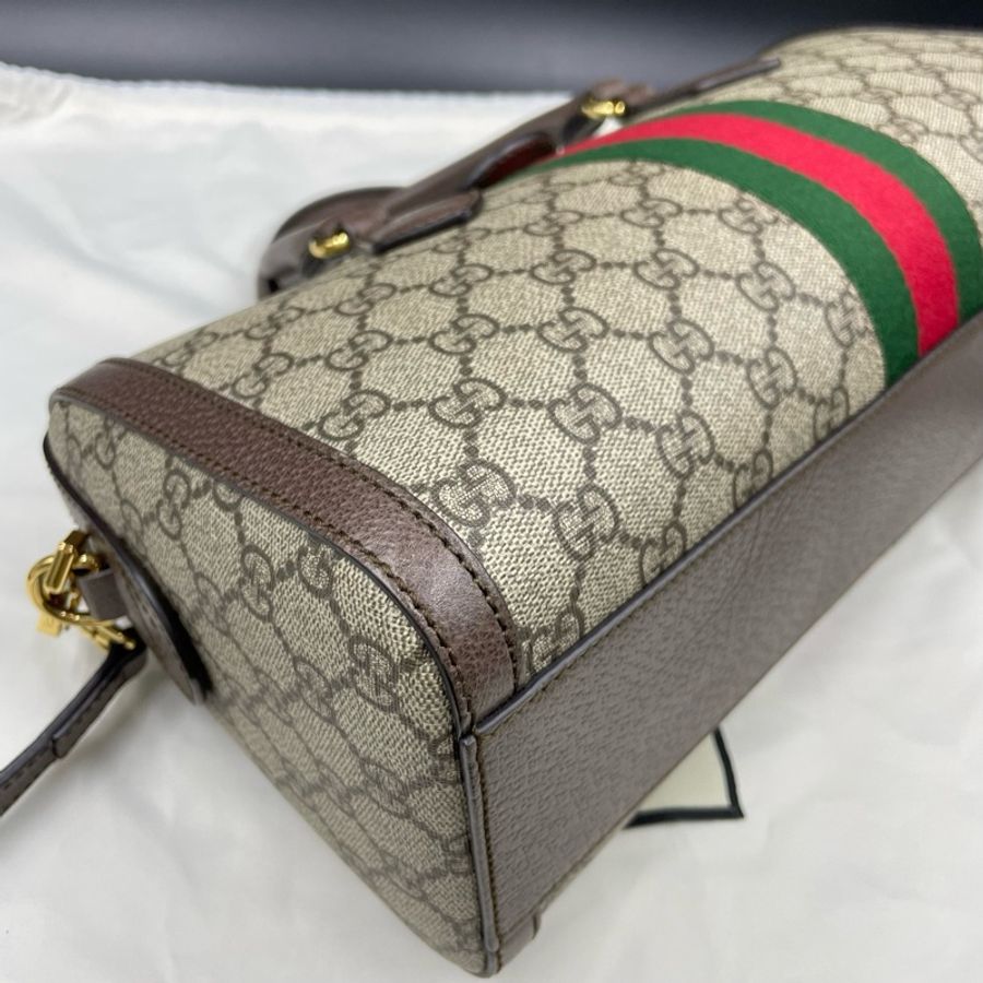 古馳/Gucci老花ophidia波士頓手提斜挎包 32*16-4