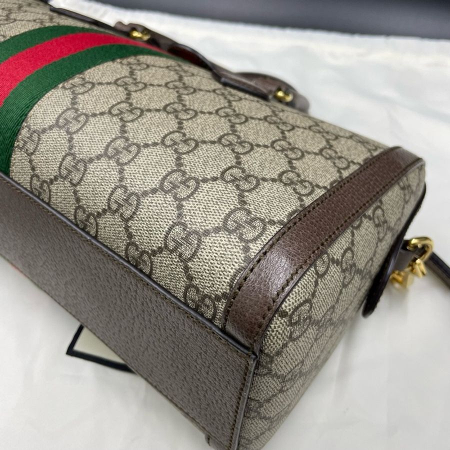 古馳/Gucci老花ophidia波士頓手提斜挎包 32*16-5