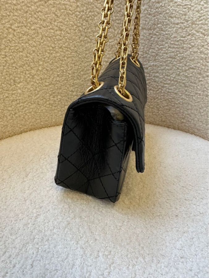 CHANEL/香奈兒 斜挎包 2.55 口蓋包 復古小牛皮 Mini 迷你芯片款 -2