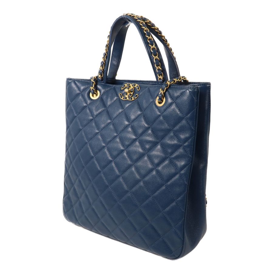 CHANEL 牛皮皮革Chanel 19 Tote Bag鏈帶手挽肩背兩用袋-2