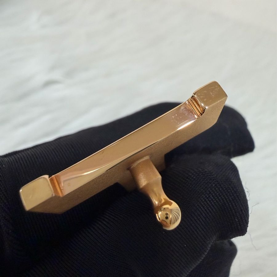 HERMES H LOGO 字母 玫瑰金釦 黑色大象灰色 雙面 牛皮 皮帶 腰帶-28