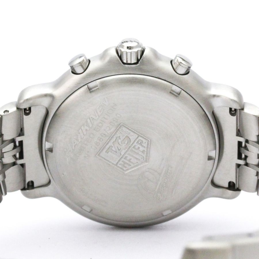 TAG HEUER 6000 計時碼錶 Mika Hakkinen 限量版腕錶 CH1114 拋光-6