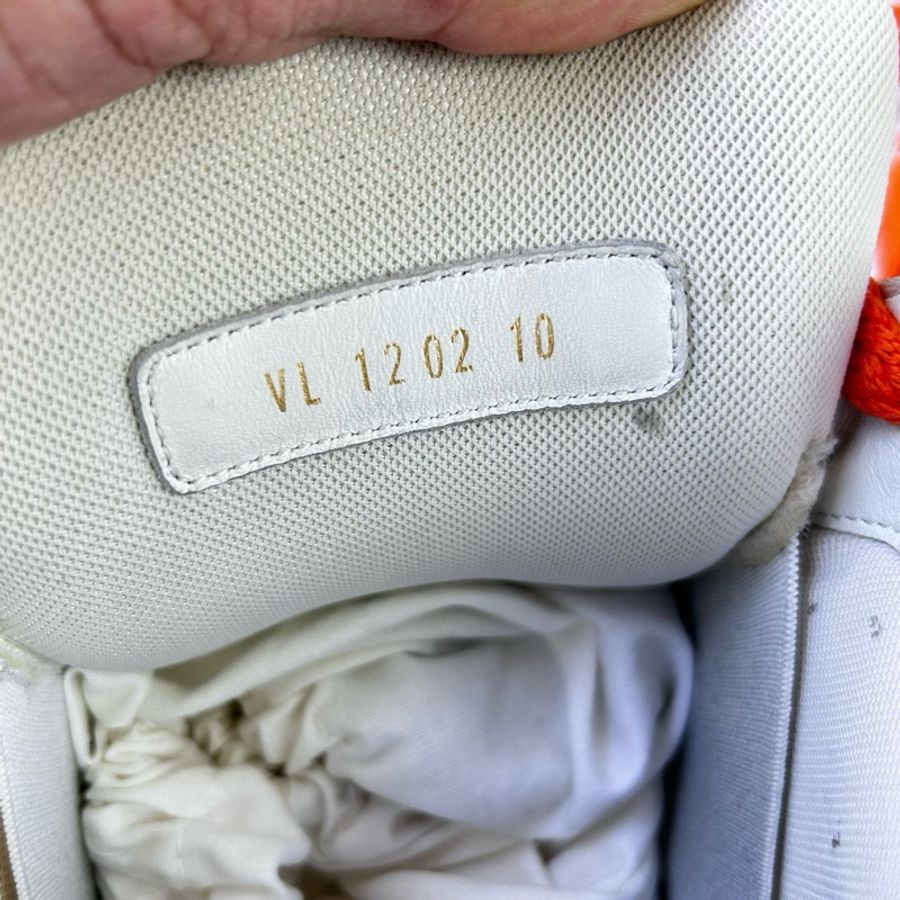 Louis Vuitton 路易威登 LV 白橙胖丁 Trainer Maxi休閒鞋 44碼-6