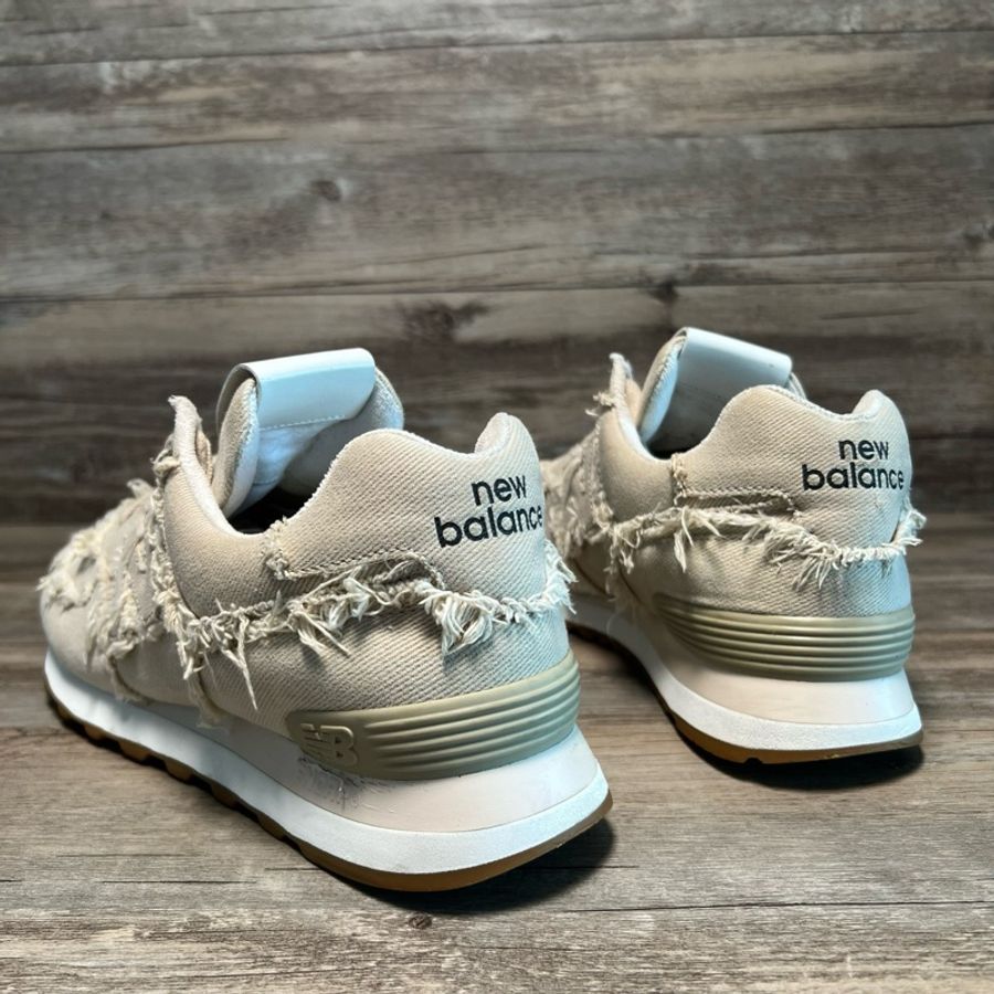 miumiu x New Balance NB 574 新百倫 繆繆 聯名 卡其色 棕色41碼-3