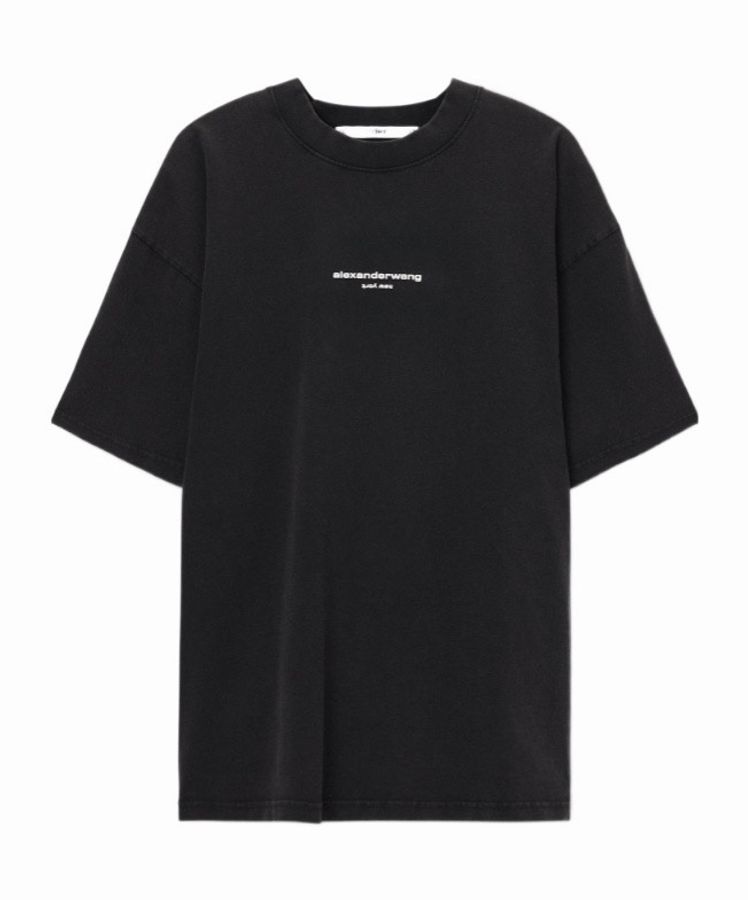 Alexander Wang 男女同款 LOGO印花短袖T恤XXS XS S M L碼-4