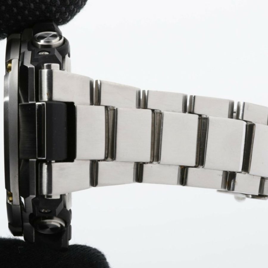 卡西歐 G-SHOCK G-STEEL GST-B100 系列 GST-B100D-1A9JF 黑色銀色樹脂/不鏽鋼男士手錶-6