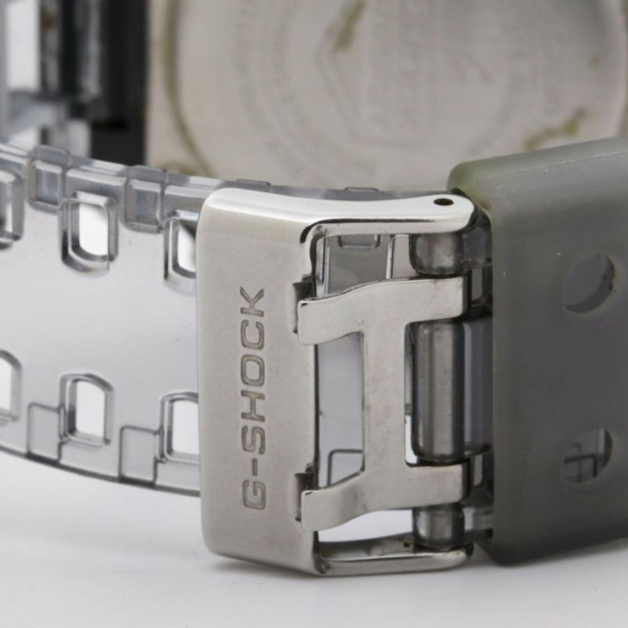 卡西歐 G-SHOCK 指針/數位雙顯 110 系列 GA-110TLS-8AJF 漸層透明黑樹脂男士手錶-5