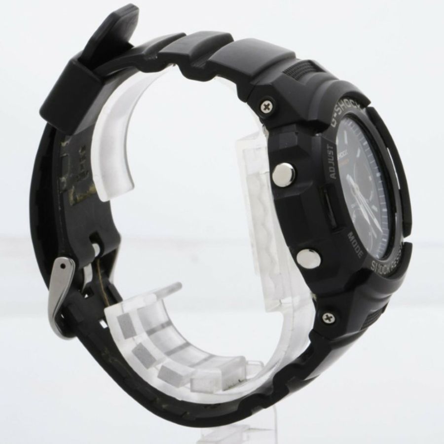 卡西歐 G-SHOCK 指針/數位雙顯 AWG-100 M100 系列 AWG-M100SBC-1AJF 黑色樹脂/不銹鋼男士手錶-2