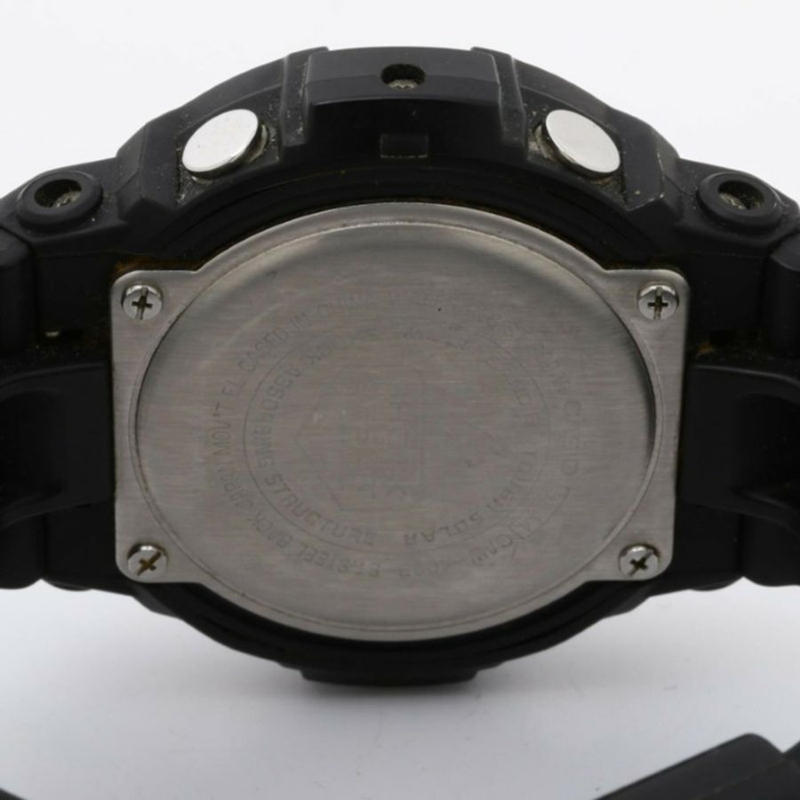 卡西歐 G-SHOCK GAW-100 系列 GAW-100B-1A2JF 指針/數位雙顯男士手錶,黑色樹脂/鋁合金錶殼-3