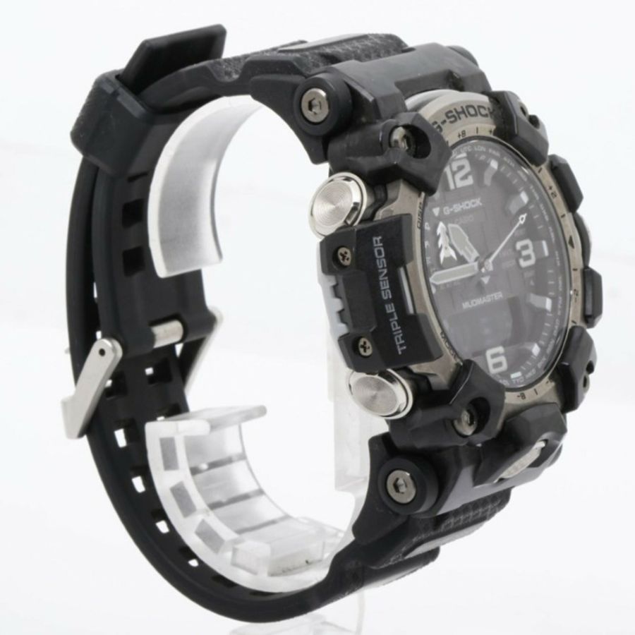 卡西歐 G-SHOCK Master of G-Land Mudmaster GWG-2000-1A1JF 黑色不鏽鋼樹脂男士手錶-2