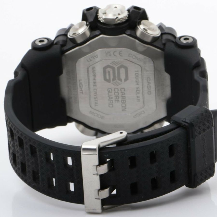 卡西歐 G-SHOCK Master of G-Land Mudmaster GWG-2000-1A1JF 黑色不鏽鋼樹脂男士手錶-4